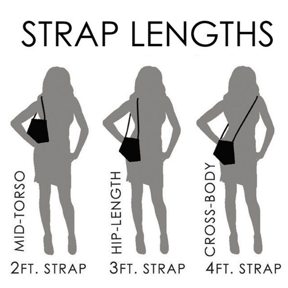 Add Libb leather shoulder strap. 48” long. - Picture 3 of 3